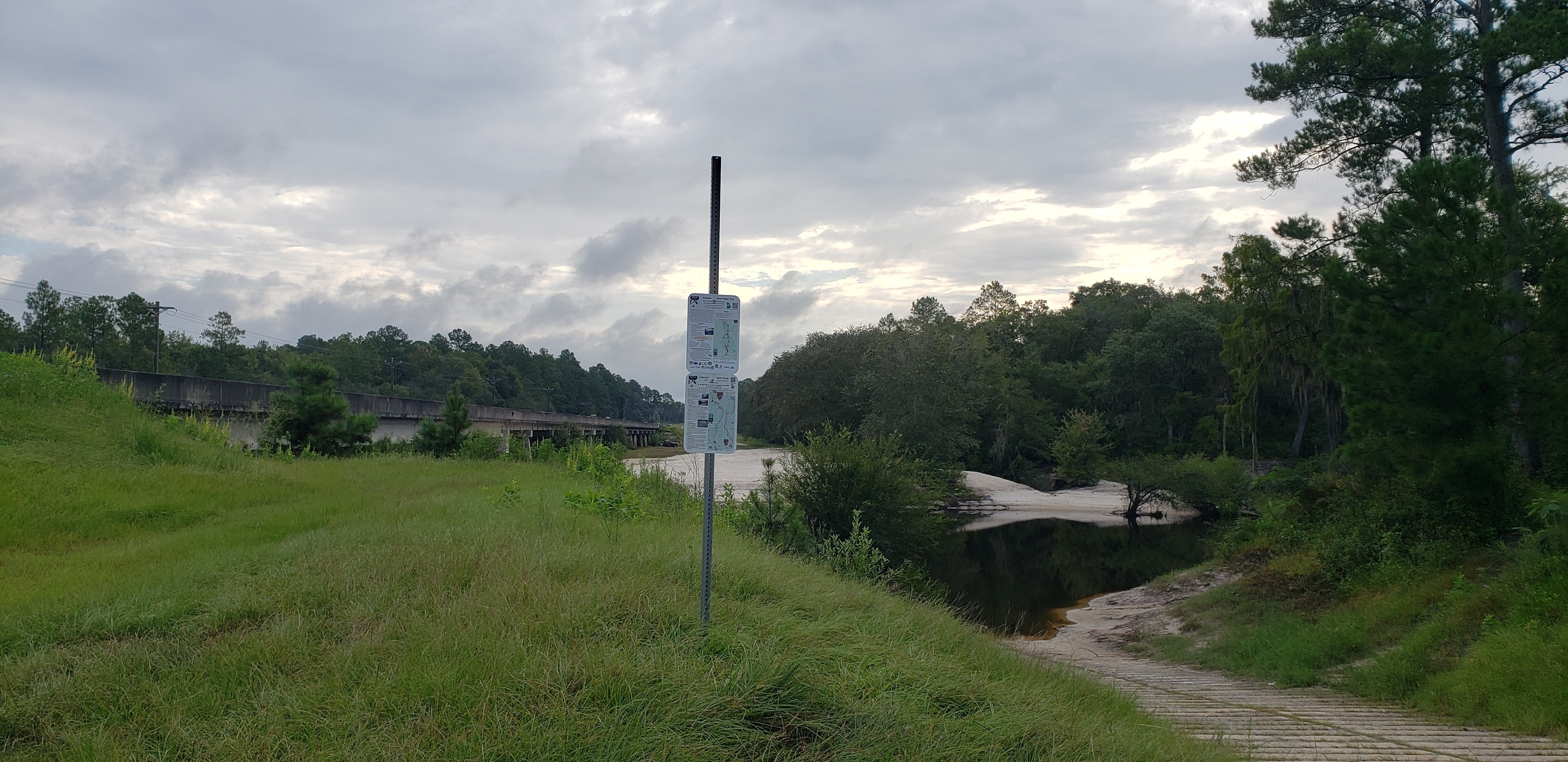 Lakeland Boat Ramp, Alapaha River @ GA 122 2021-09-02