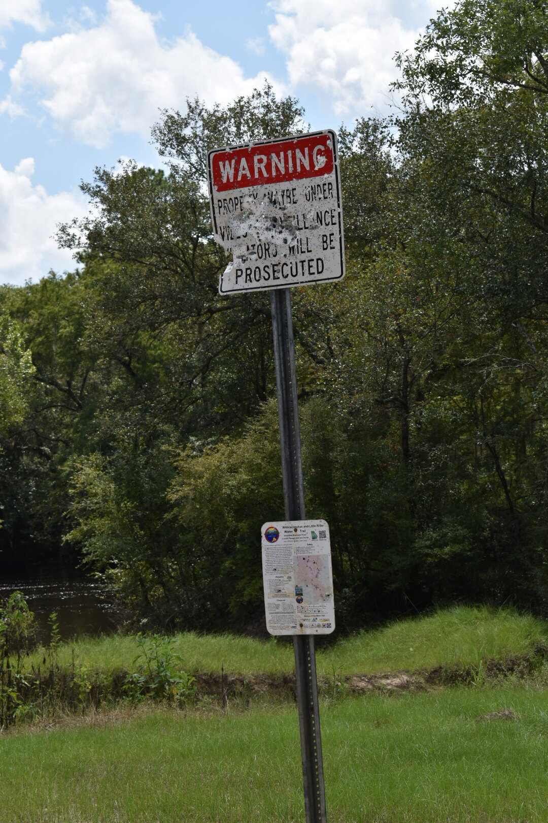 Nankin Boat Ramp Sign, Withlacoochee River @ Clyattville-Nankin Road 2021-09-02