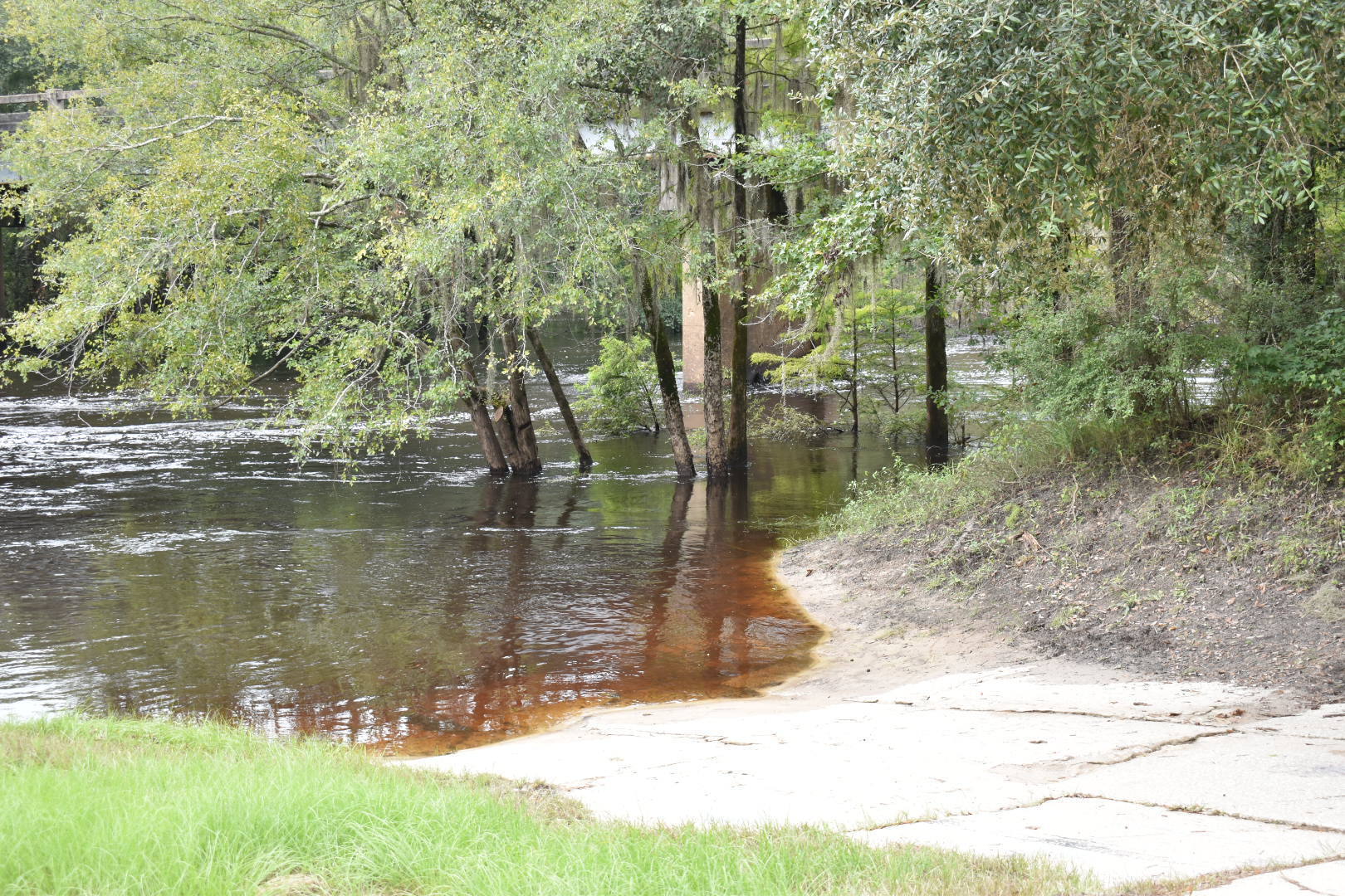 Nankin Boat Ramp, Withlacoochee River @ Clyattville-Nankin Road 2021-09-09