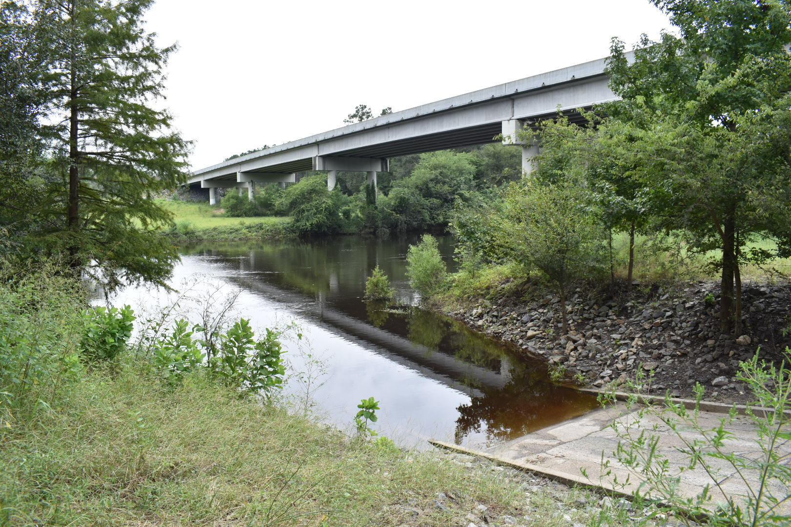 State Line Boat Ramp Bridge, Withlacoochee River @ GA 133 2021-09-09