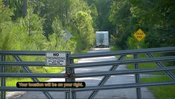 Lake Alapaha water treatment dead end (Photo: April Huntley)