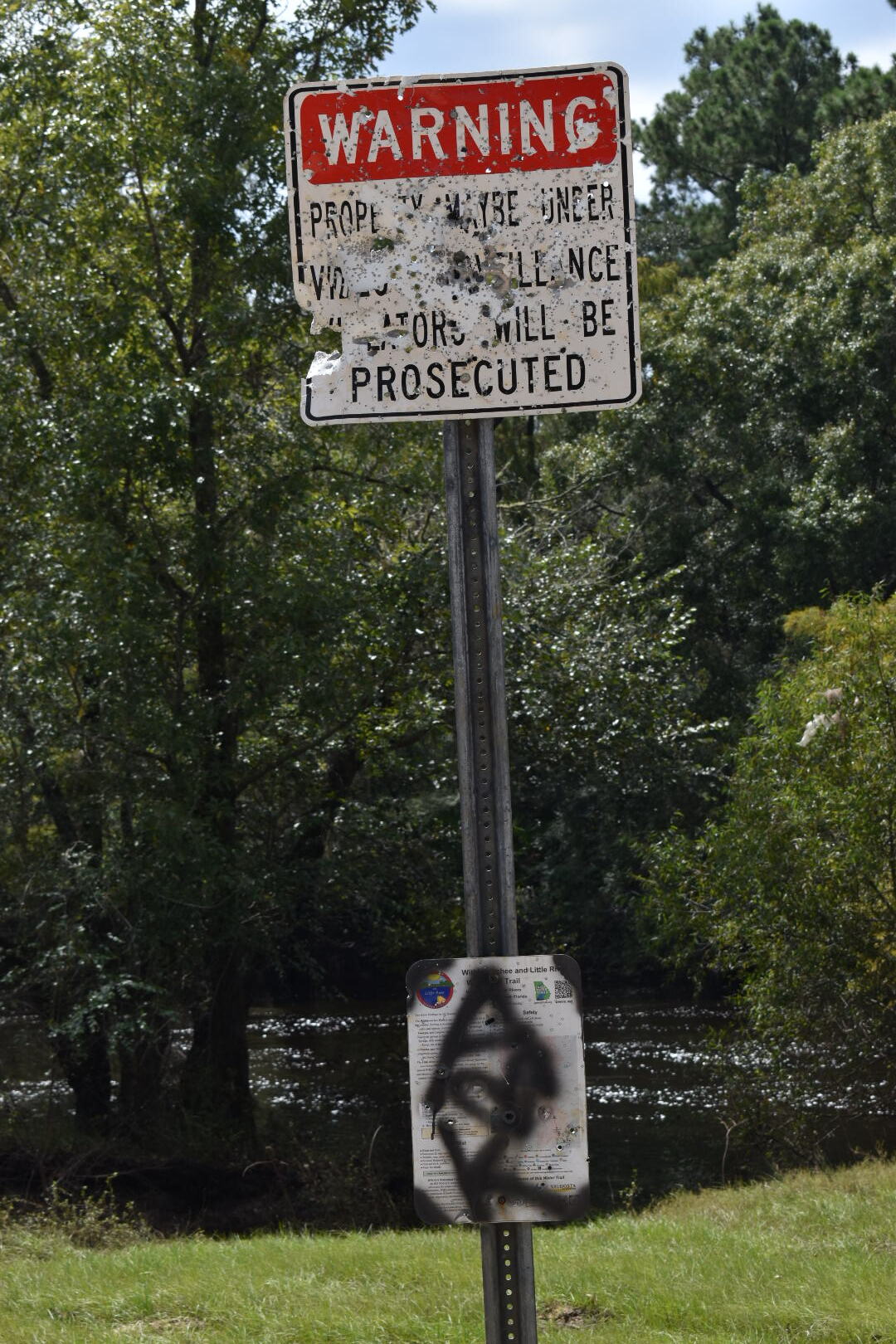 Nankin Boat Ramp Signage, Withlacoochee River @ Clyattville-Nankin Road 2021-09-30