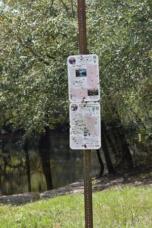 [Knights Ferry Boat Ramp Signage, Withlacoochee River @ 2021-09-30]