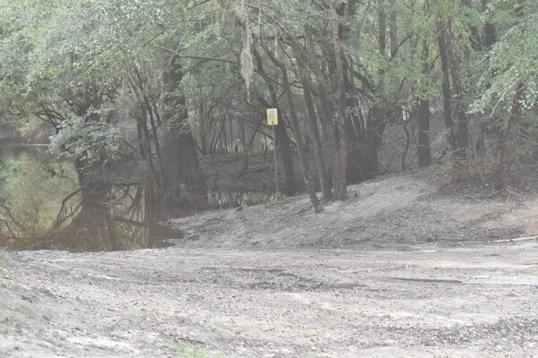 Knights Ferry Boat Ramp Water Level, Withlacoochee River @ 2021-10-07