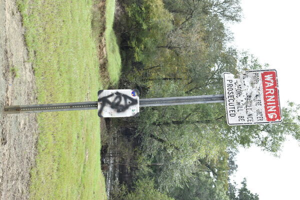 Nankin Boat Ramp Sign, Withlacoochee River @ Clyattville-Nankin Road 2021-10-07