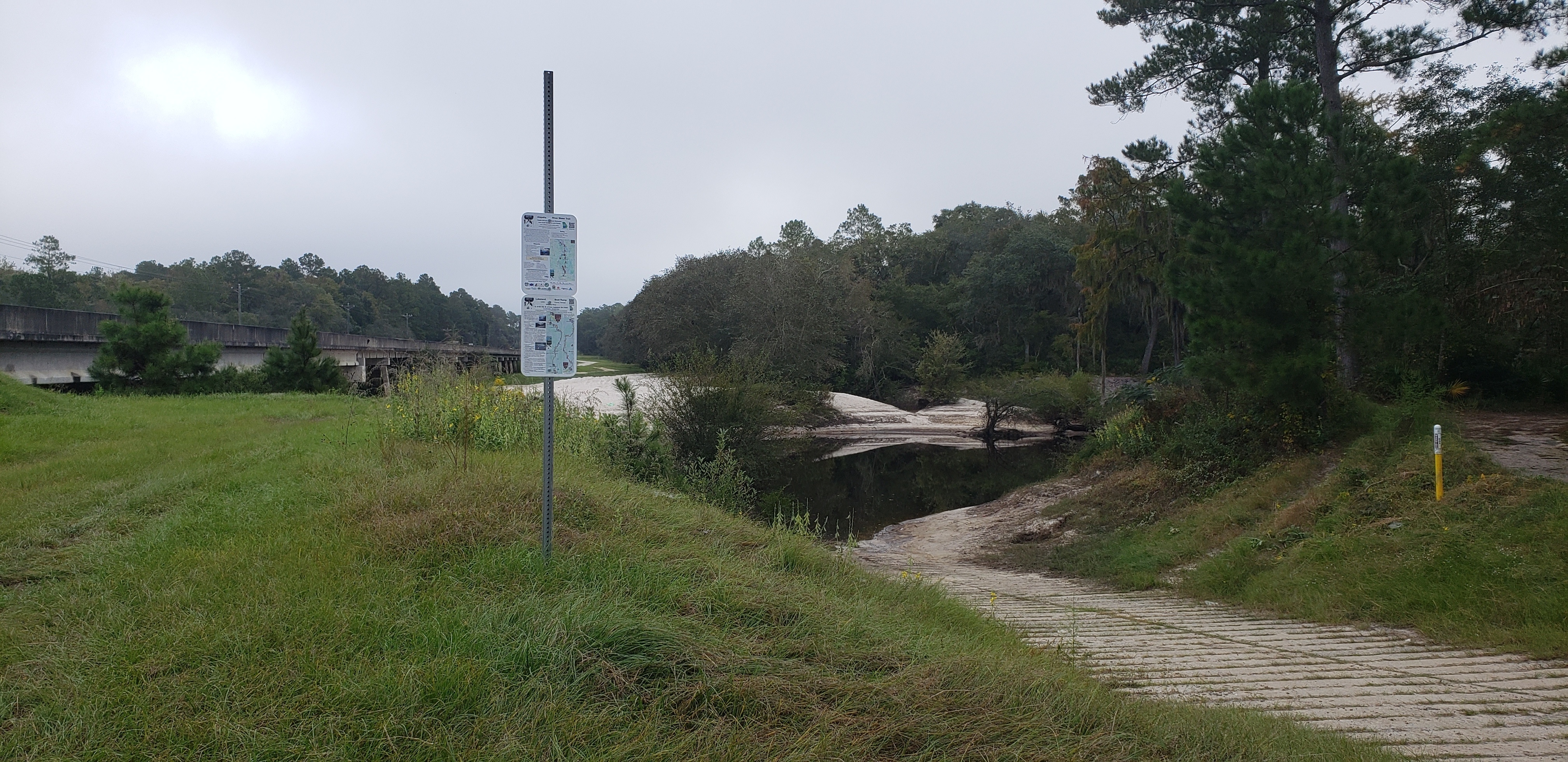 Lakeland Boat Ramp, Alapaha River @ GA 122 2021-10-07