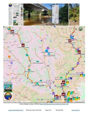 [Pictures and map of Folsom Bridge Landing]