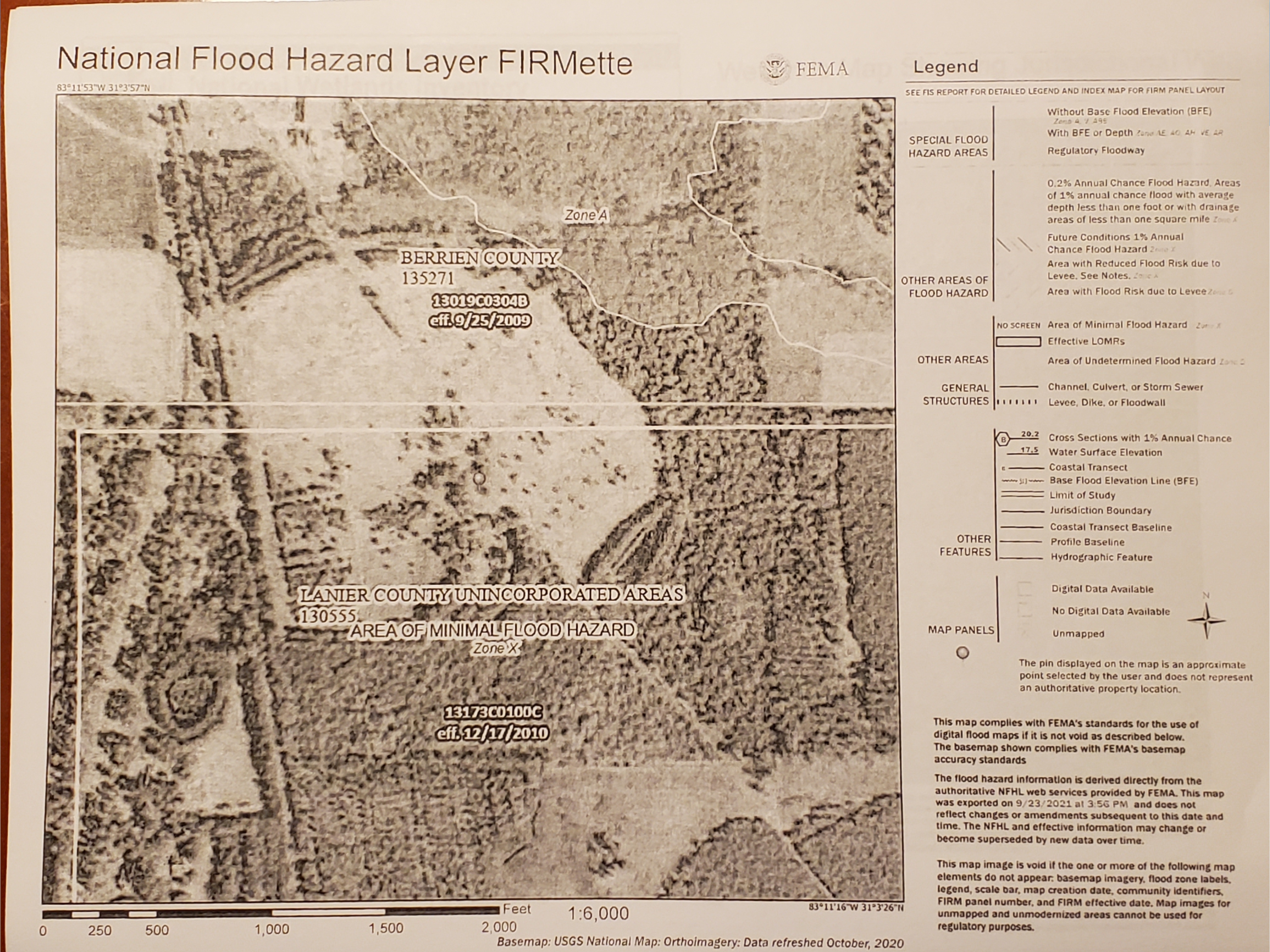 National Flood Hazard Layer FIRMette