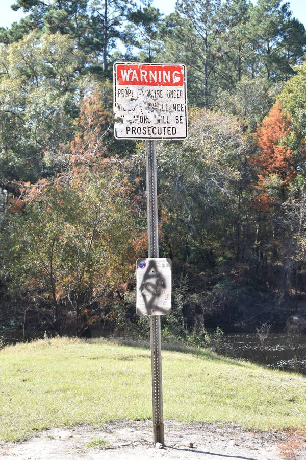 Nankin Boat Ramp Sign, Withlacoochee River @ Clyattville-Nankin Road 2021-11-20