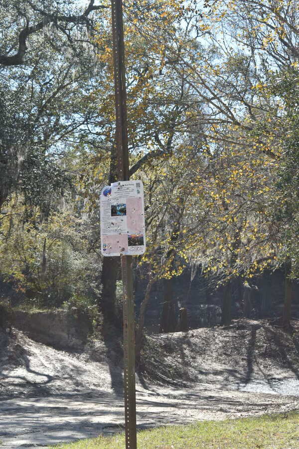 [Knights Ferry Boat Ramp Sign, Withlacoochee River 2021-12-02]