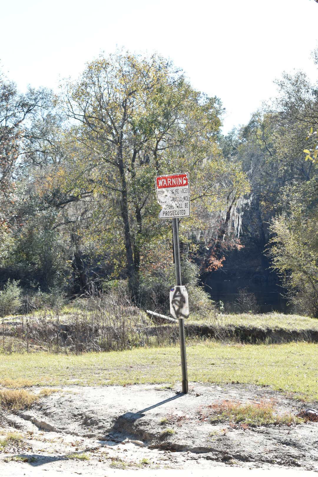 Nankin Boat Ramp Signage, Withlacoochee River @ Clyattville-Nankin Road 2021-12-02