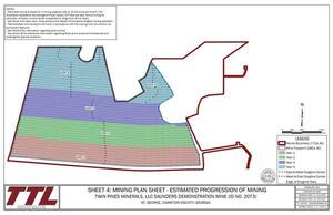 [SHEET 4: MINING PLAN SHEET - ESTIMATED PROGRESSION OF MINING]