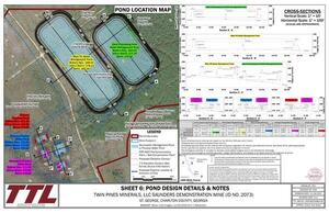 [SHEET 6: POND DESIGN DETAILS & NOTES]