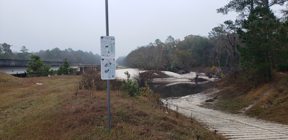 Lakeland Boat Ramp, Alapaha River @ GA 122 2021-12-03