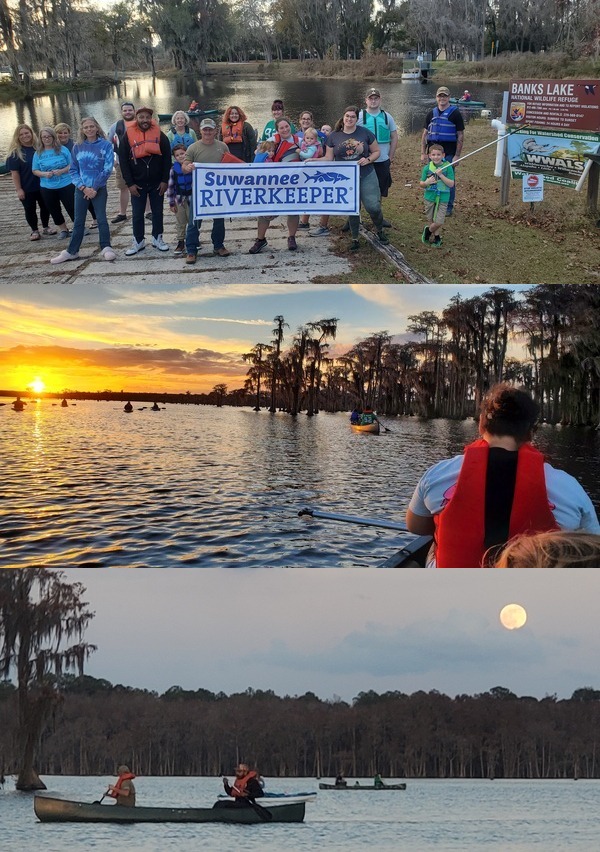 Banners, Sunset, Moonrise