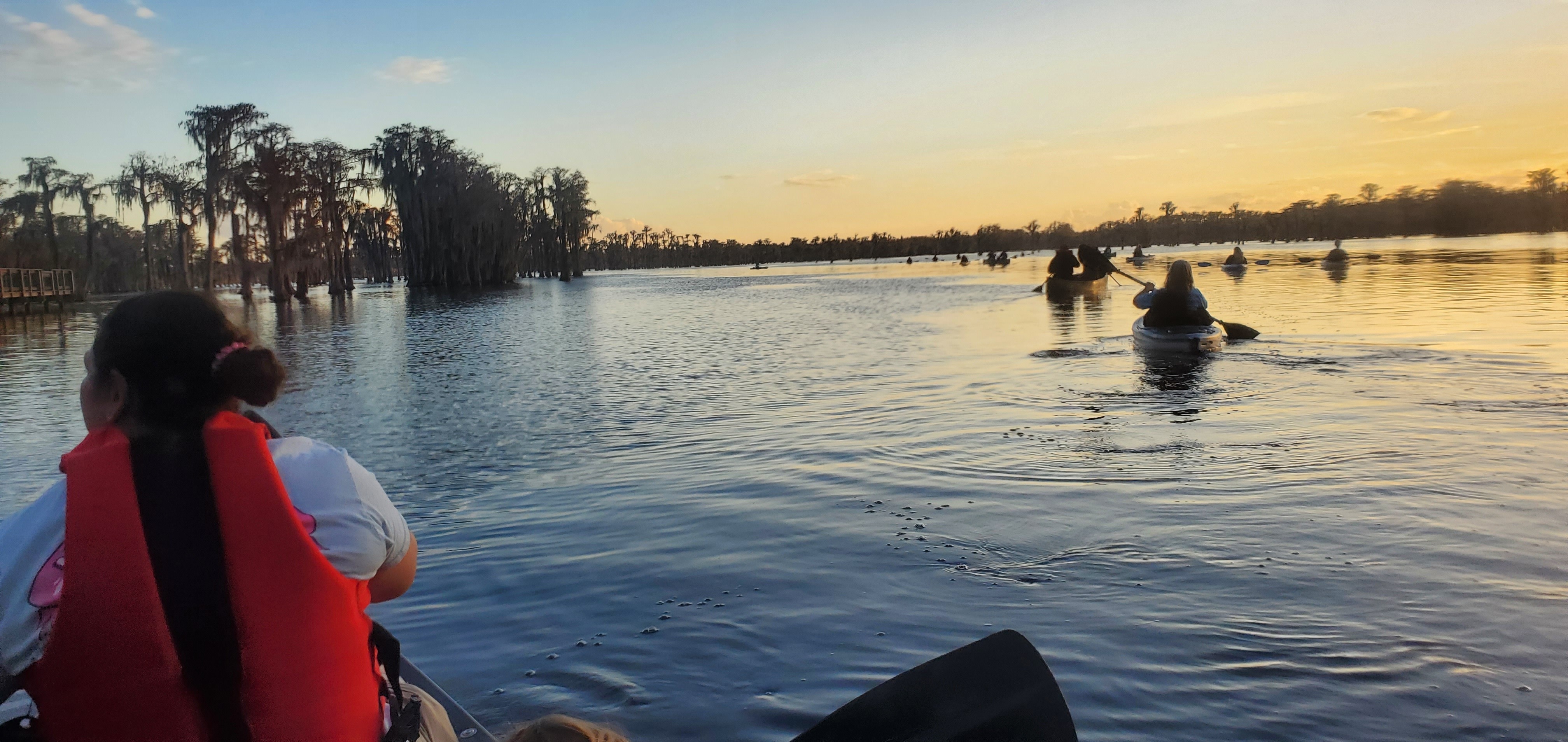 Paddling out