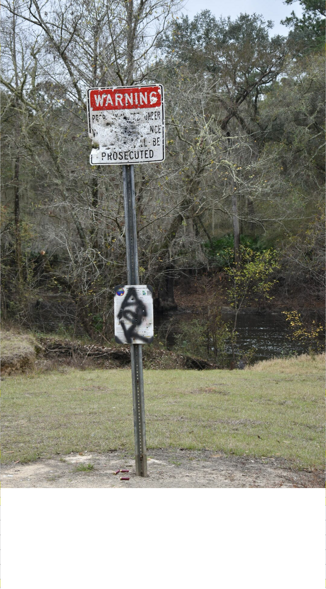 Nankin Boat Ramp Sign, Withlacoochee River @ Clyattville-Nankin Road 2021-12-30