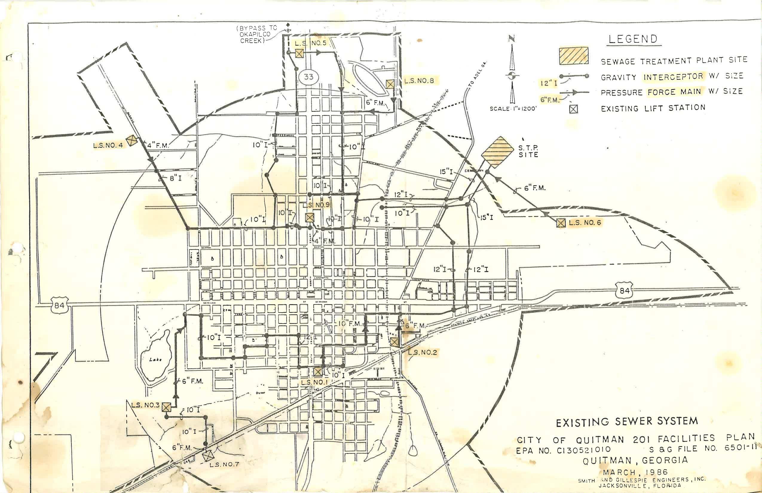 Lift Station Scan March 1986