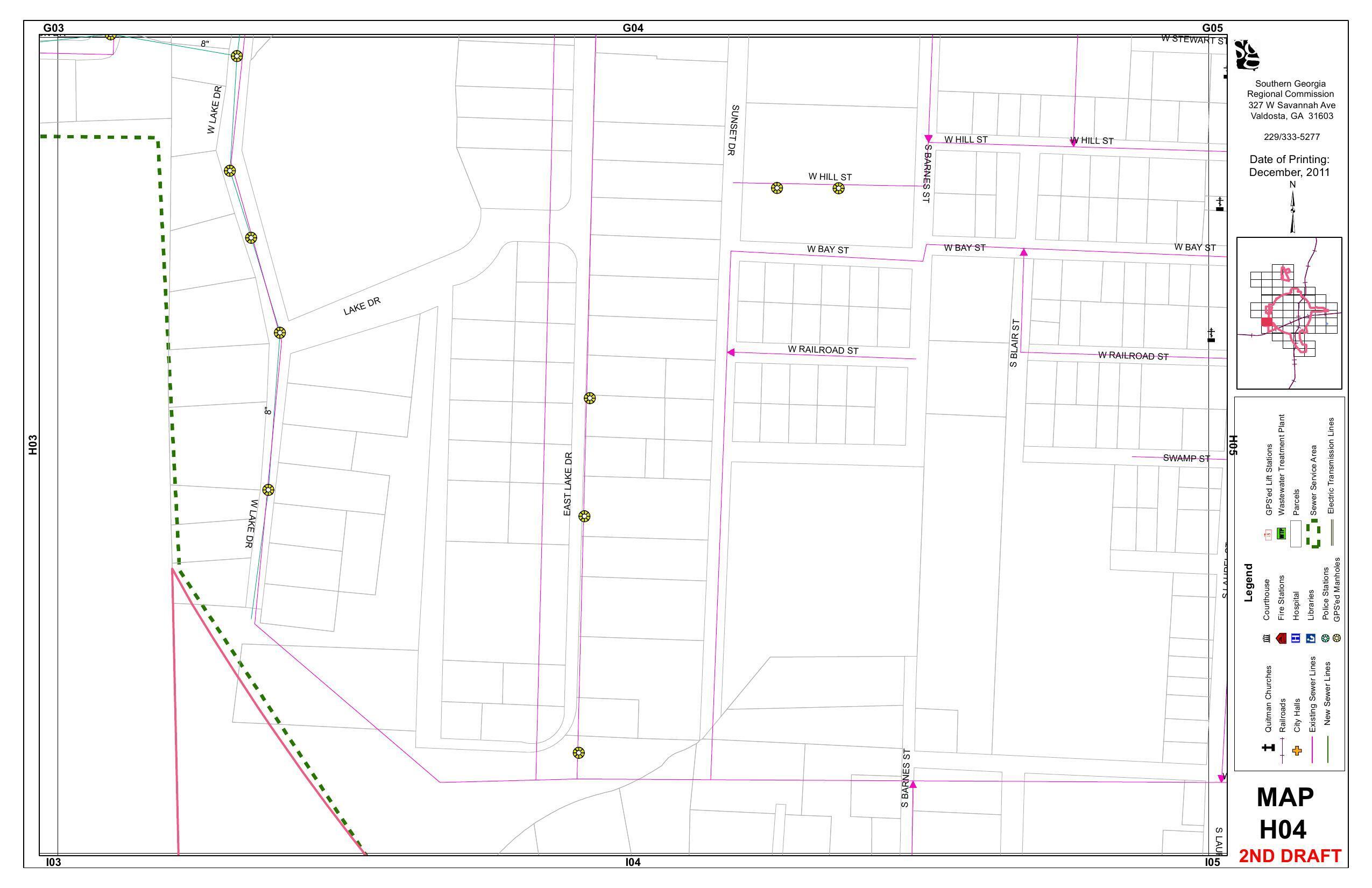 Quitman Sewer Mapbook Page 17