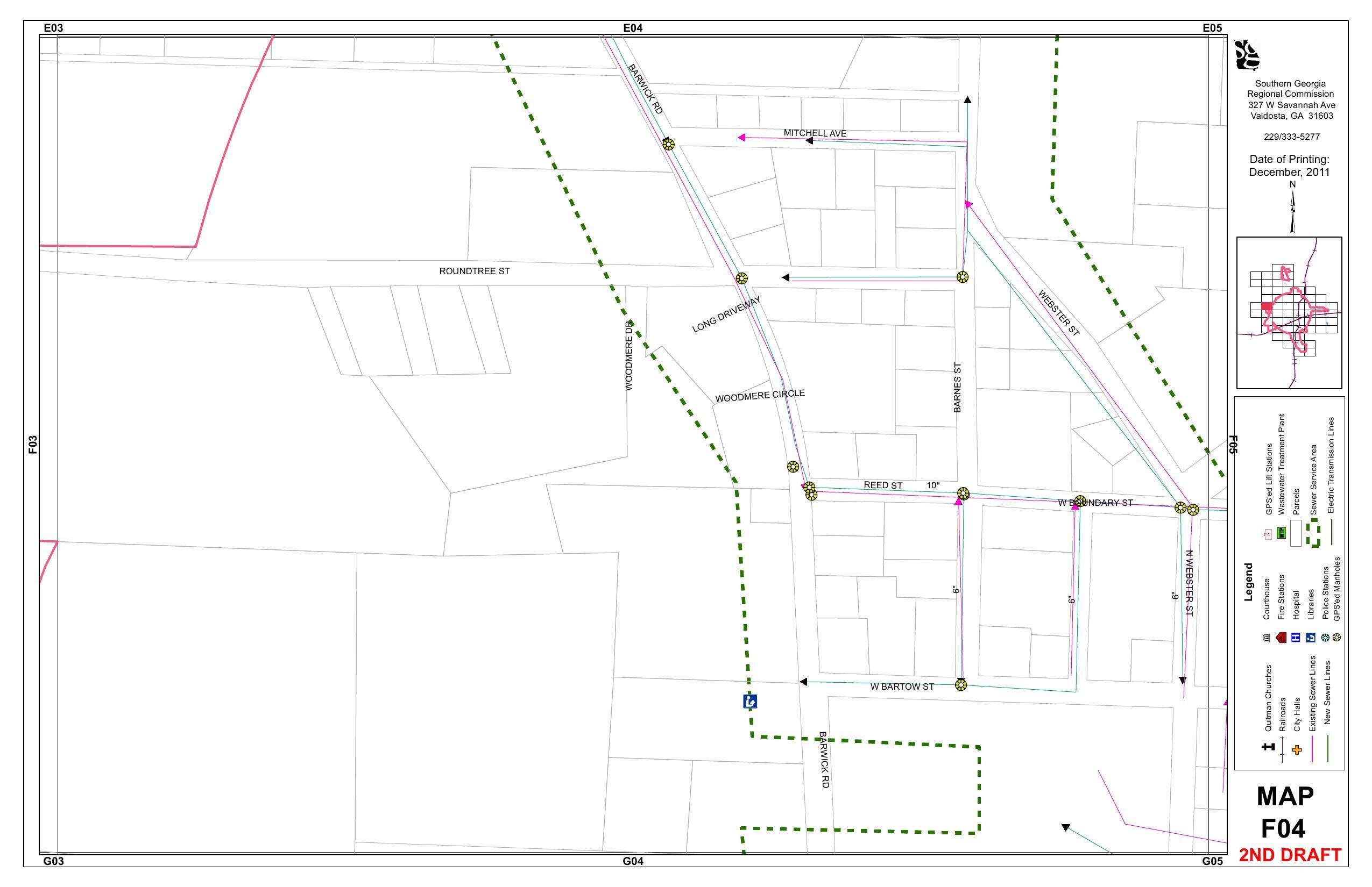 Quitman Sewer Mapbook Page 33