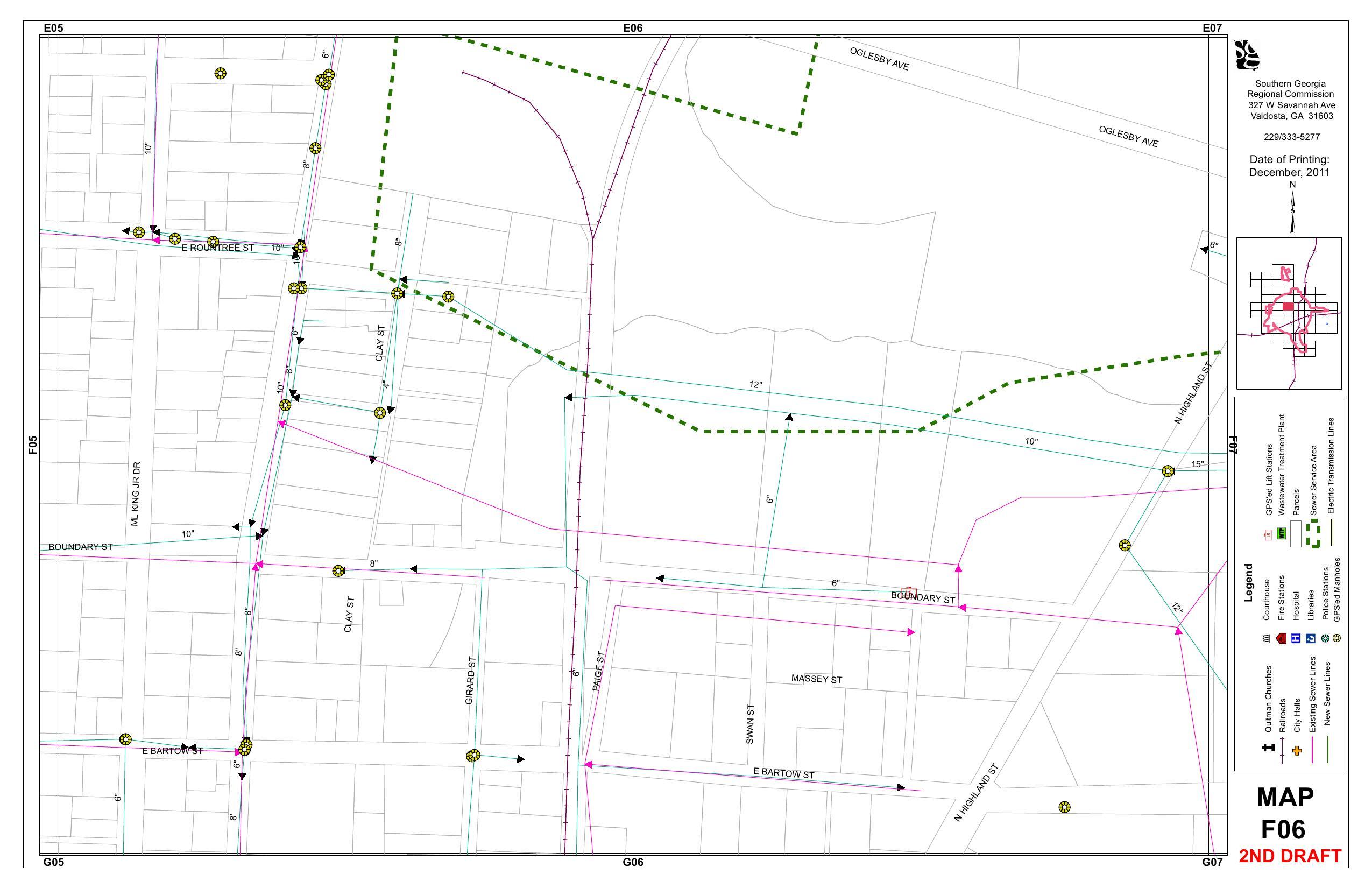 Quitman Sewer Mapbook Page 35