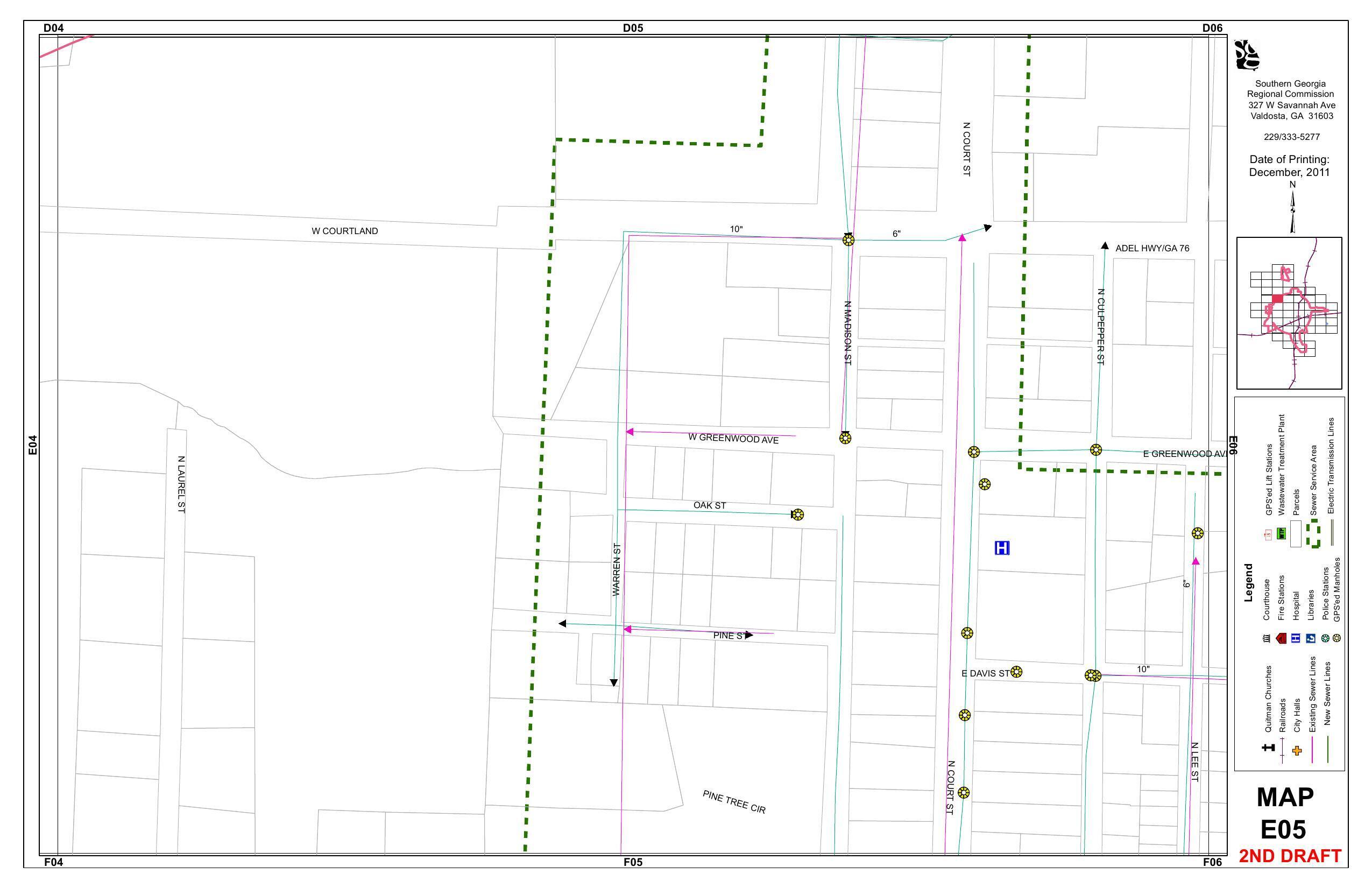 Quitman Sewer Mapbook Page 41