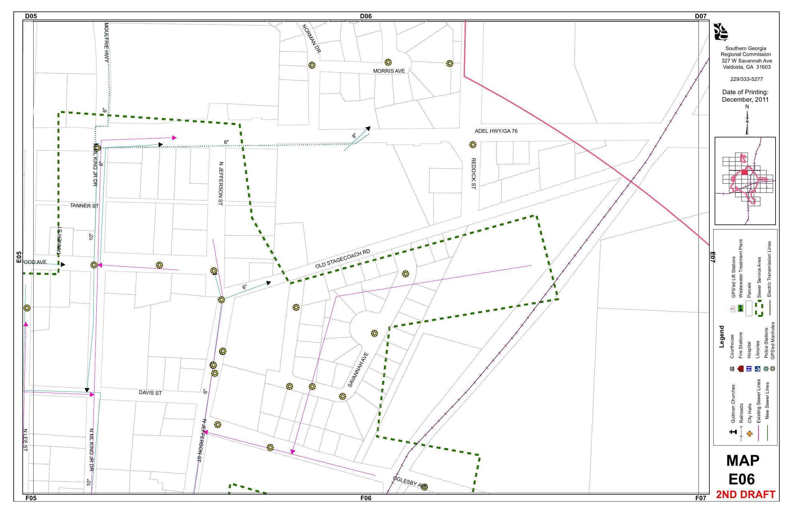 Quitman Sewer Mapbook Page 42