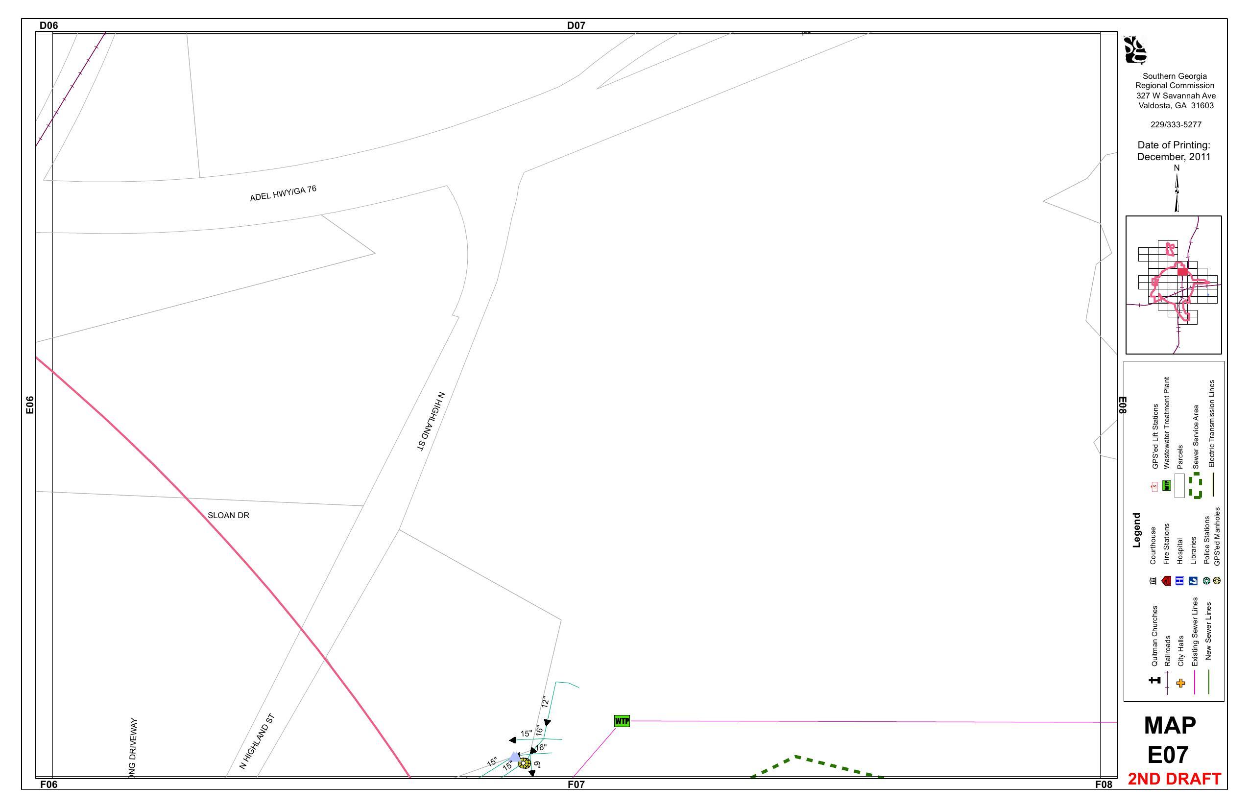 Quitman Sewer Mapbook Page 43