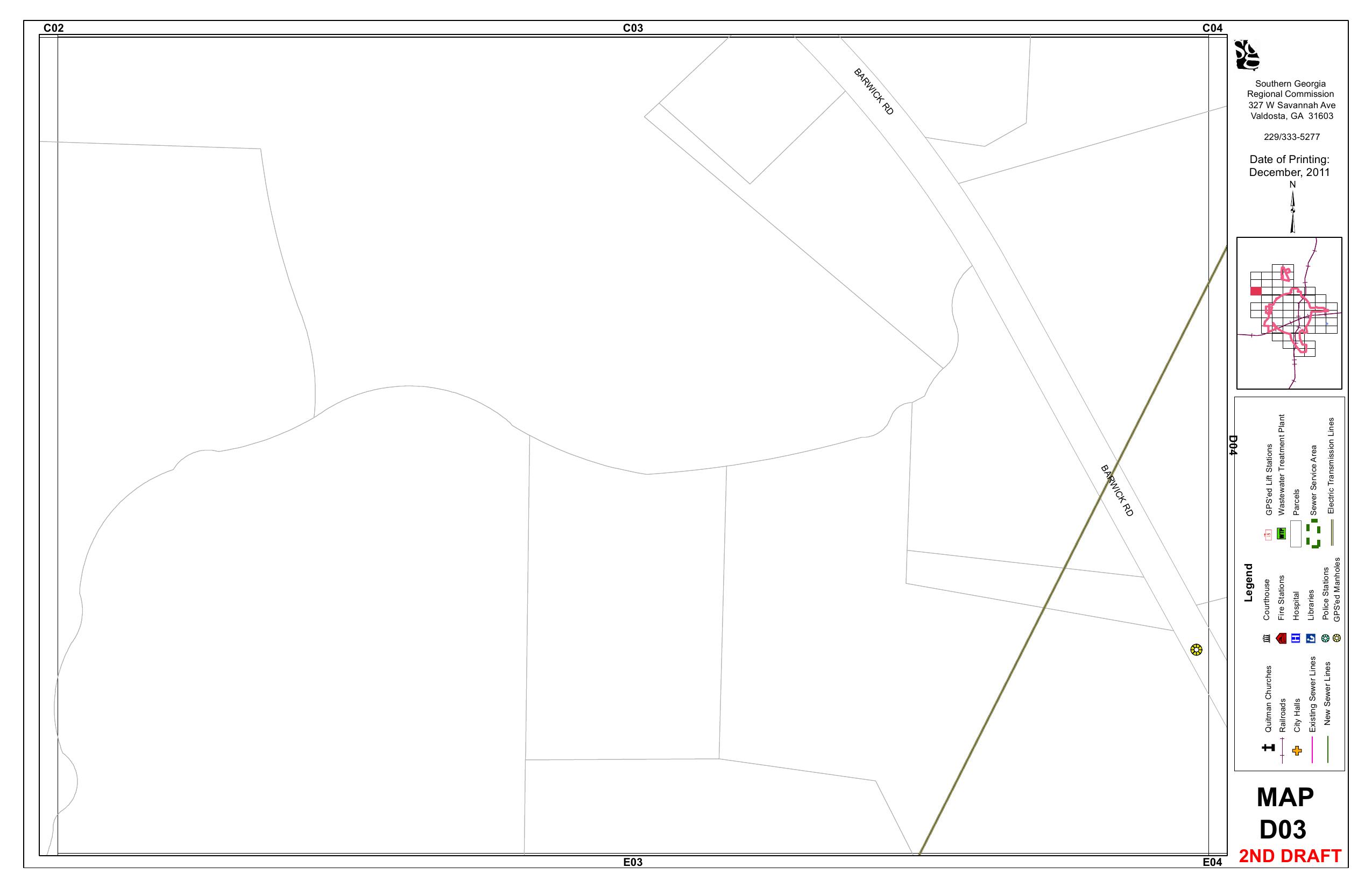 Quitman Sewer Mapbook Page 45