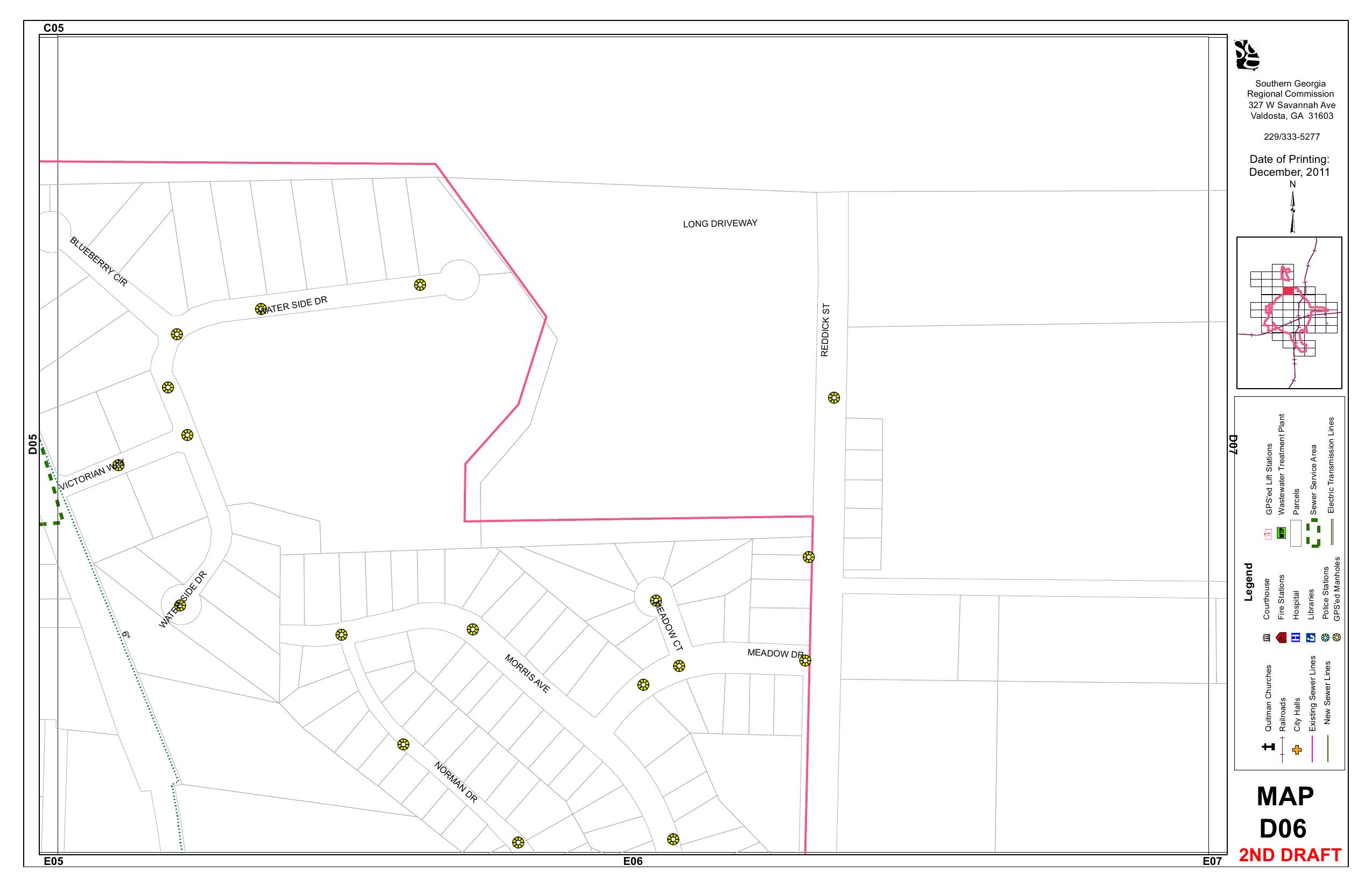 Quitman Sewer Mapbook Page 48