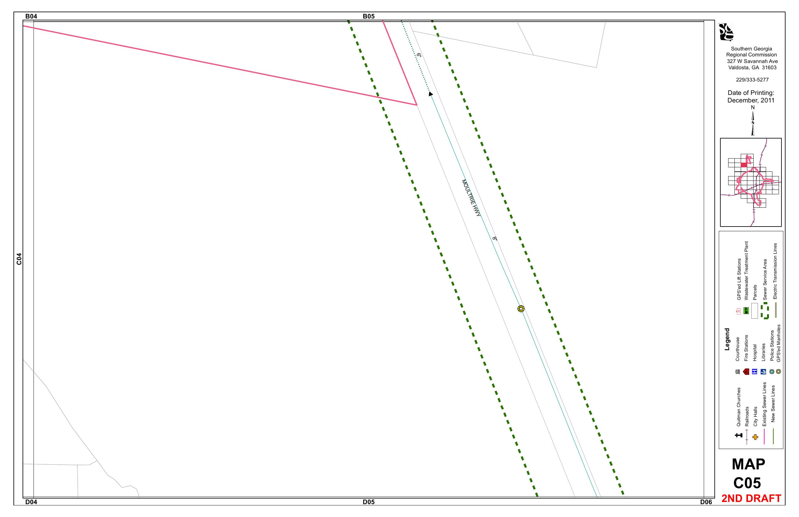 Quitman Sewer Mapbook Page 51