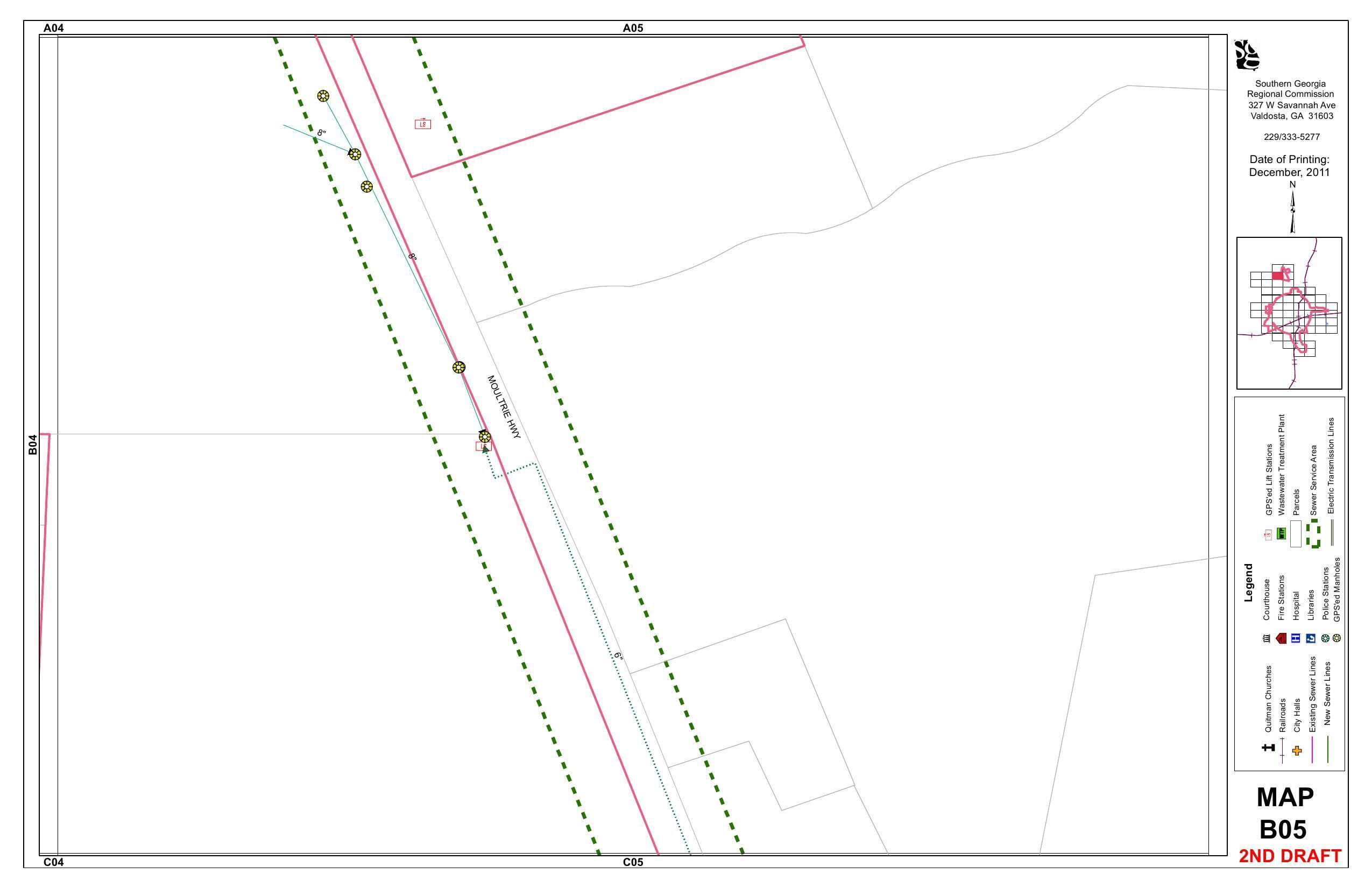 Quitman Sewer Mapbook Page 53