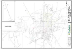 [Sanitary Sewer Map, Quitman, GA, Tindall Enterprises, Inc. 2019-03-28]