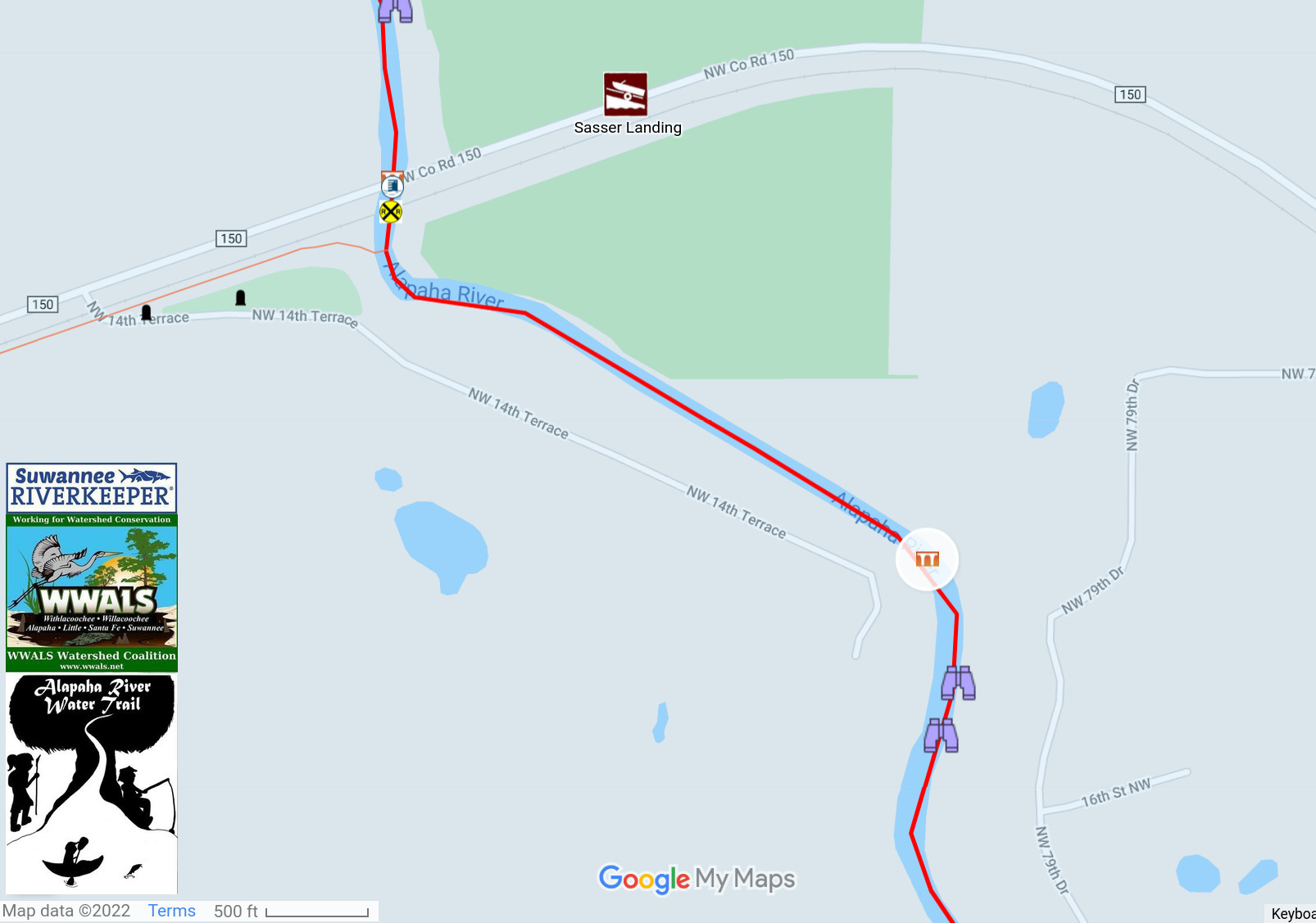 Jennings Bridge in WWALS ARWT map