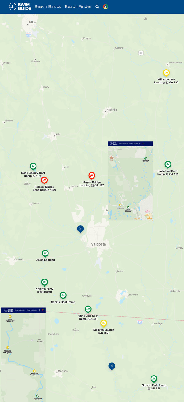 [Map: Bad Upstream, Swim Guide 2022-01-06]