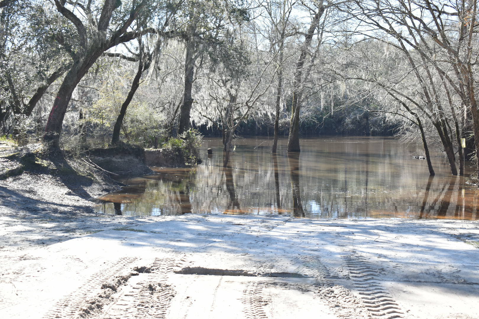 Knights Ferry Boat Ramp, Withlacoochee River 2022-01-06