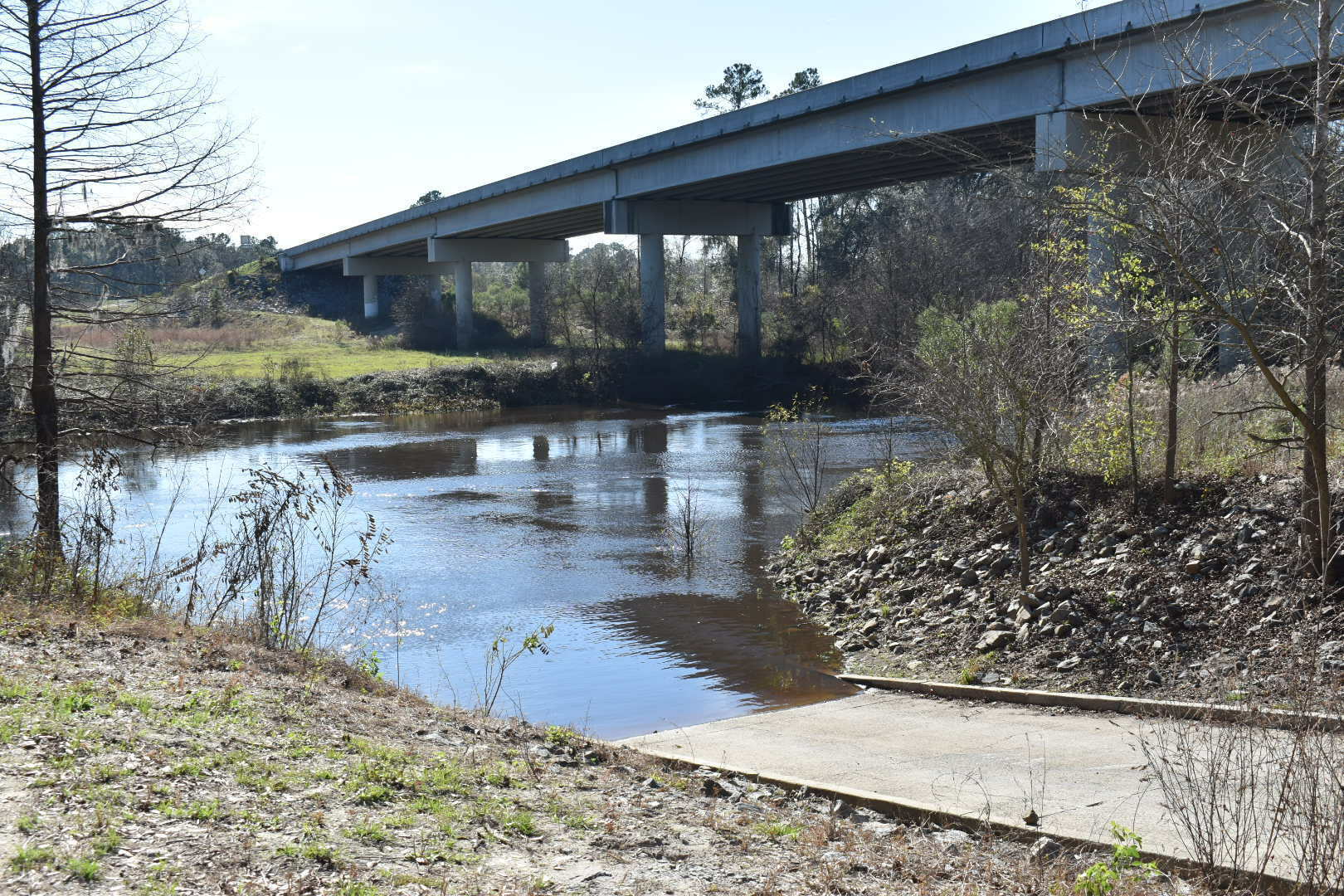 State Line Boat Ramp, Withlacoochee River @ GA 133 2022-01-06