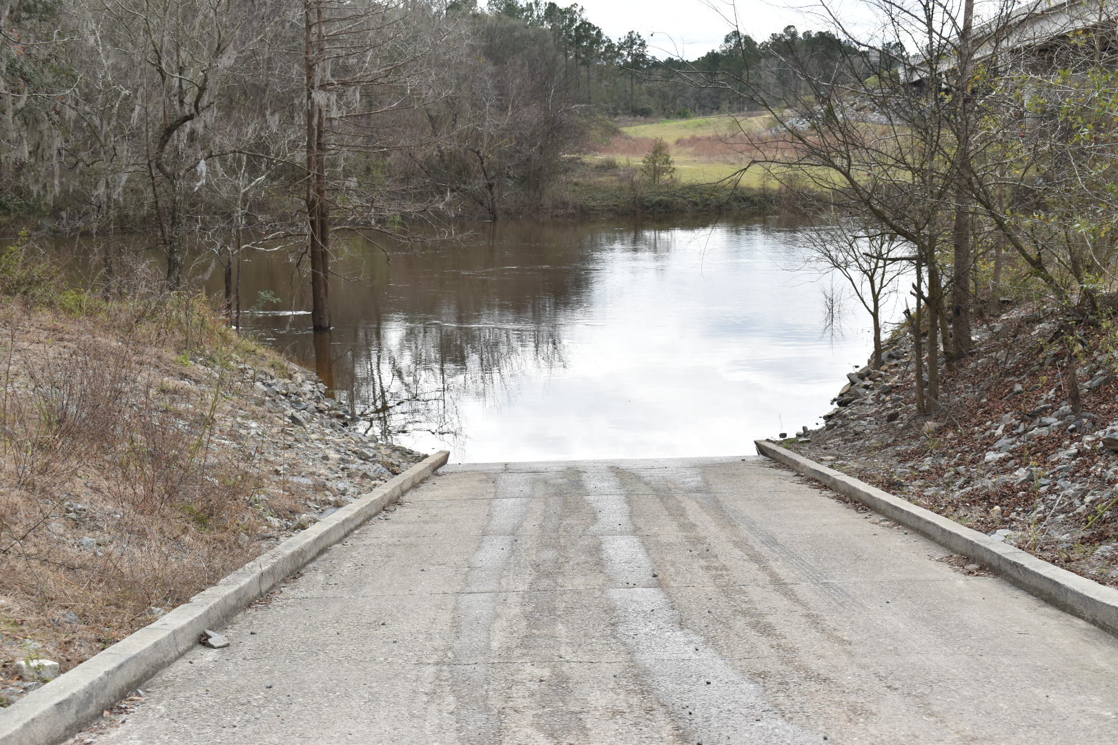 State Line Boat Ramp, Withlacoochee River @ GA 133 2022-01-20