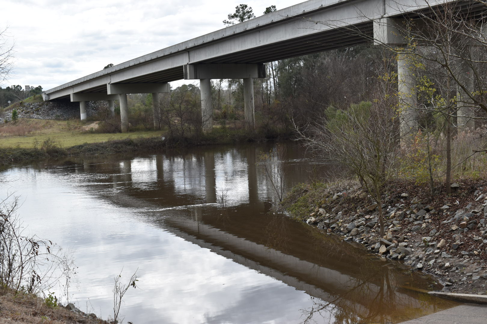 State Line Boat Ramp, Withlacoochee River @ GA 133 2022-01-20