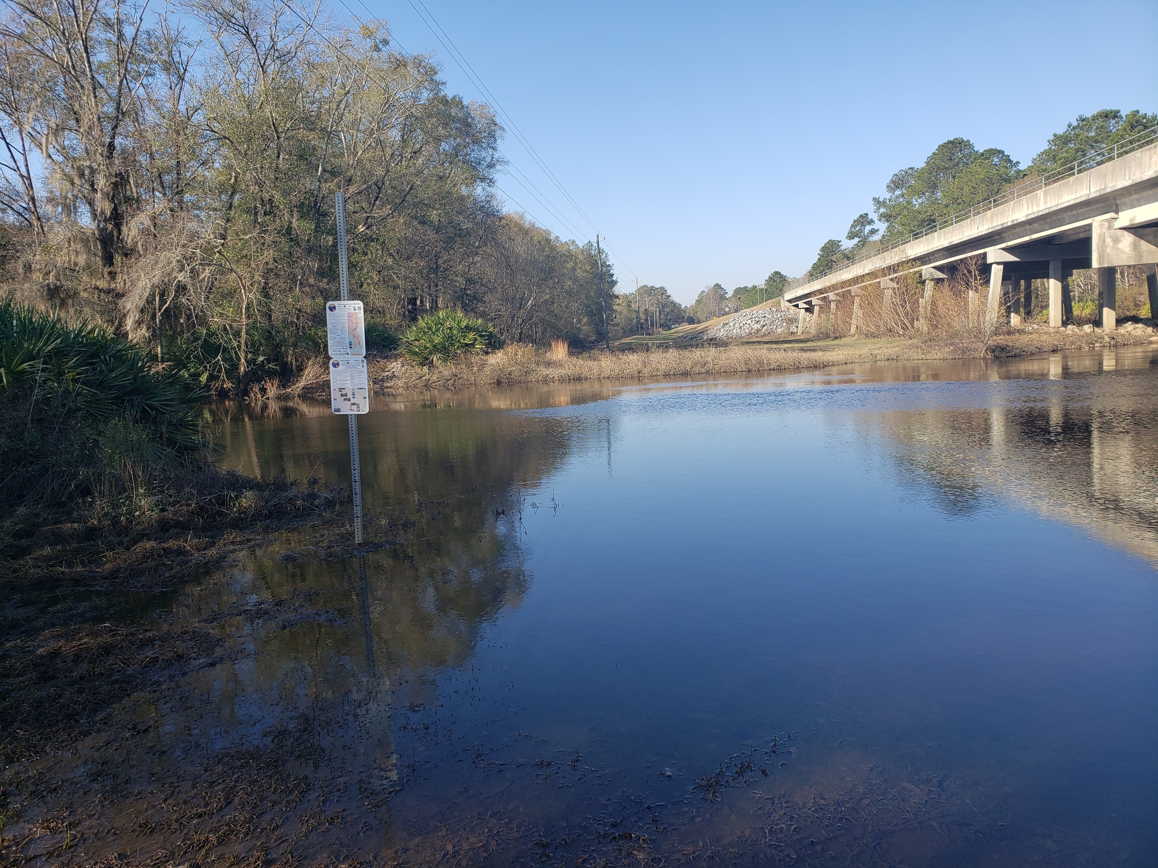 Hagan Bridge Landing, Withlacoochee River @ GA 122 2022-01-27