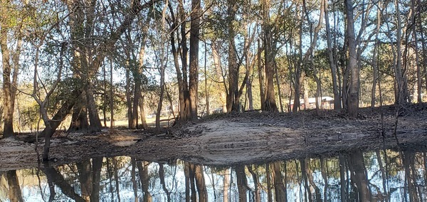 [That shore was under water a week ago, 16:49:54, 30.8640457, -83.3202976]