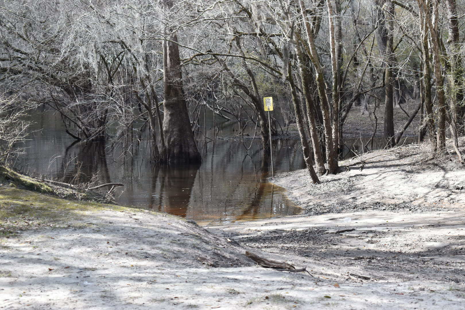 Knights Ferry Boat Ramp, Withlacoochee River 2022-02-03