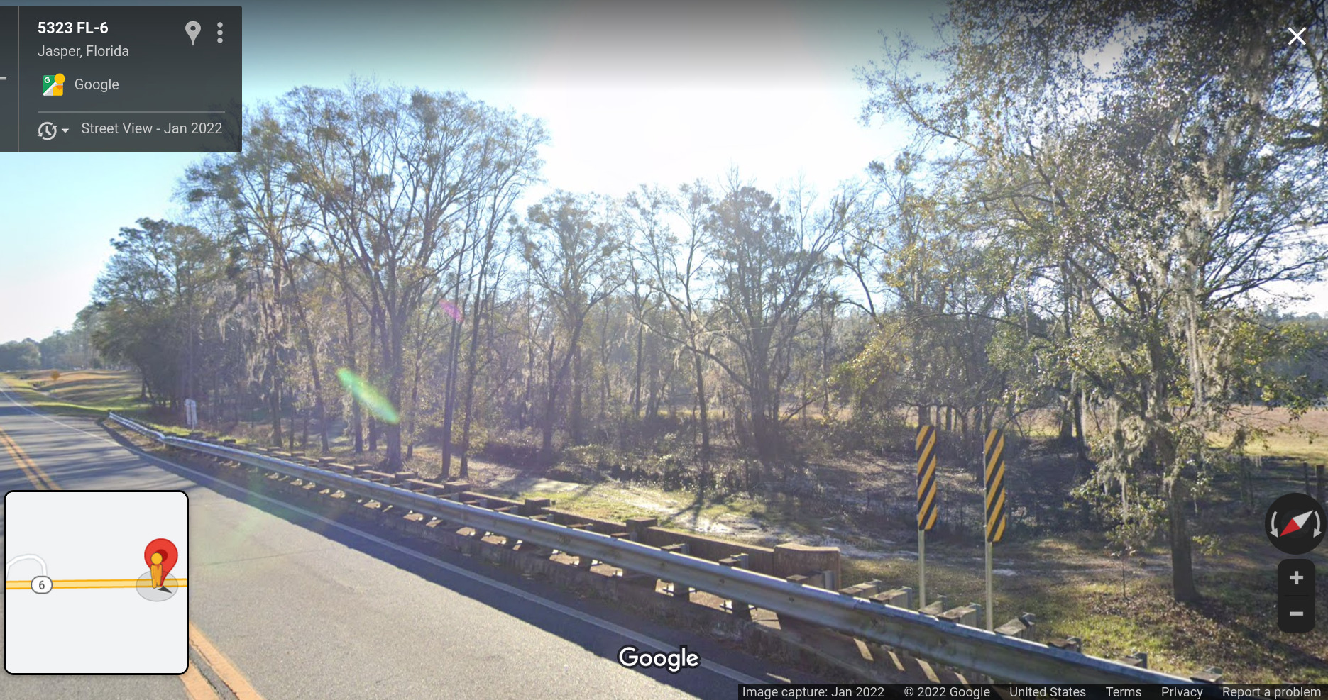 Little Alapaha River south from FL-6 Bridge