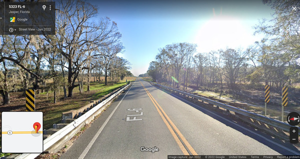 [Streetview, US 41-FL 6 Little Alapaha River Bridge]