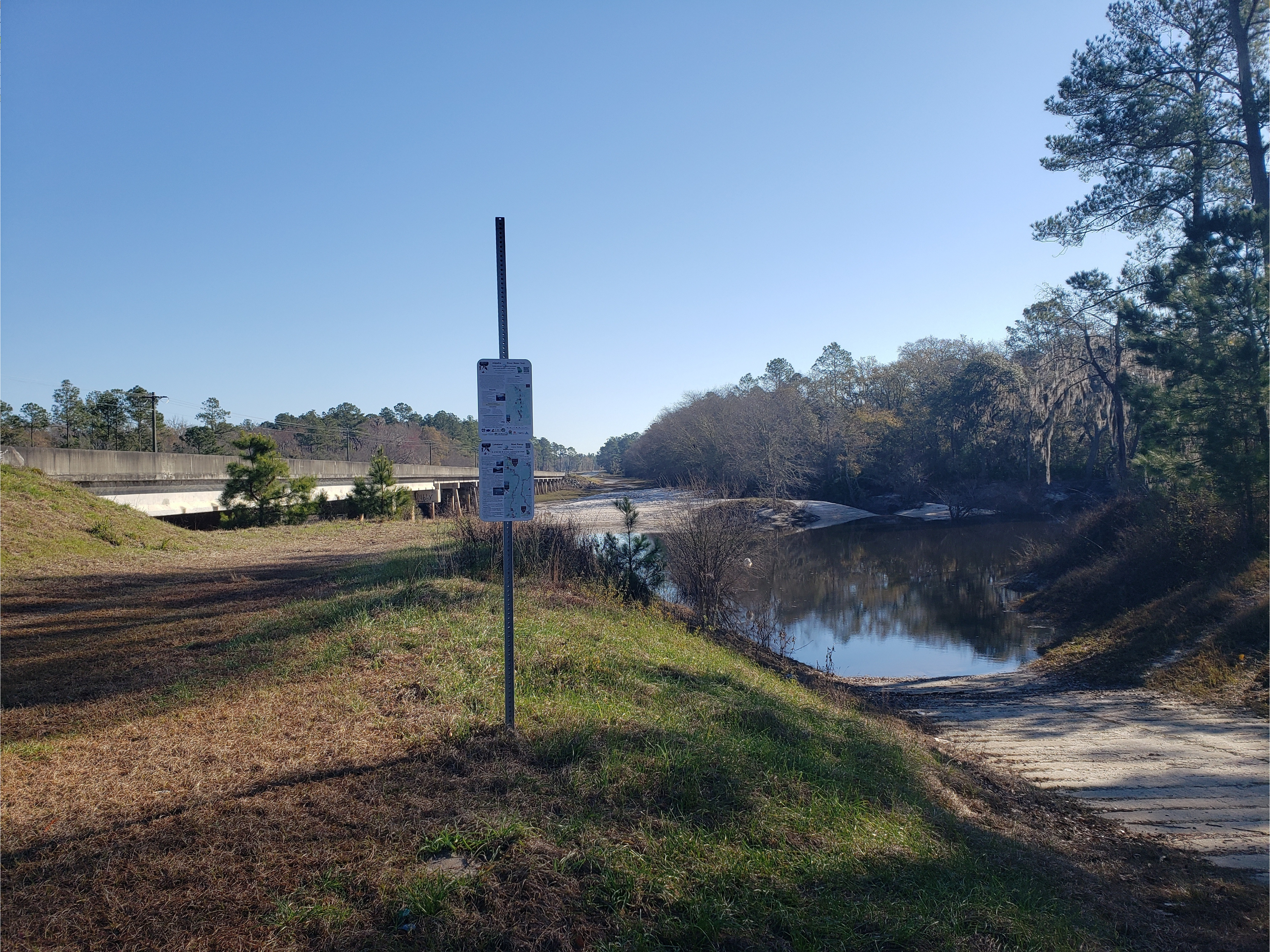 Lakeland Boat Ramp, Alapaha River @ GA 122 2022-02-10