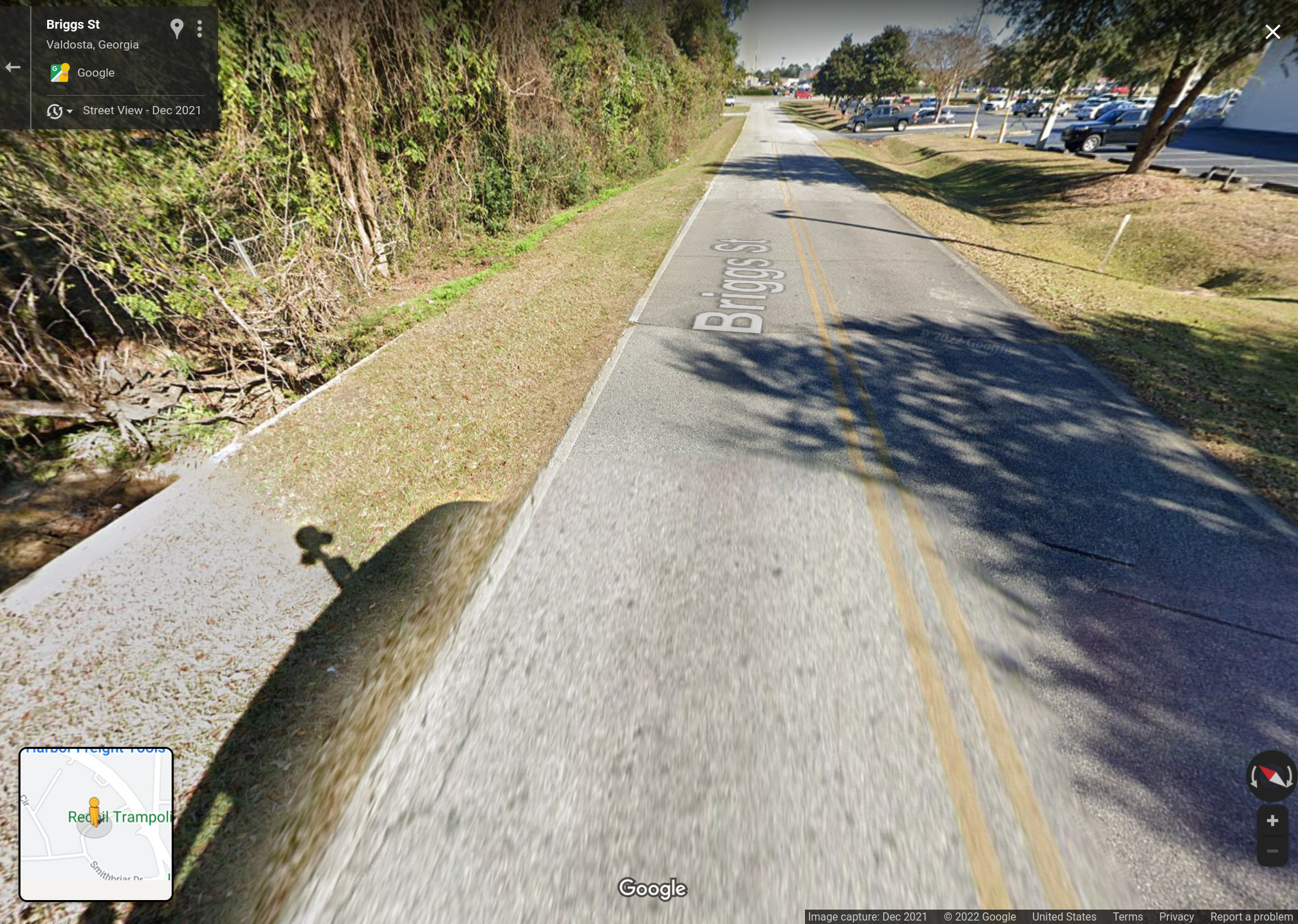 Briggs Street Bridge --Google Streetview