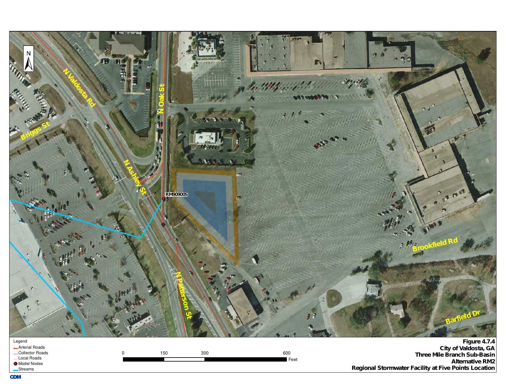 N. Ashley Street culvert, Three Mile Branch Sub-Basin --Valdosta SWMP