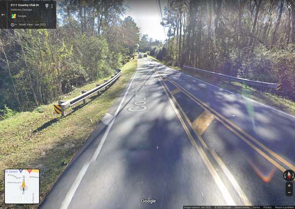 Country Club Drive Bridge --Google Streetview