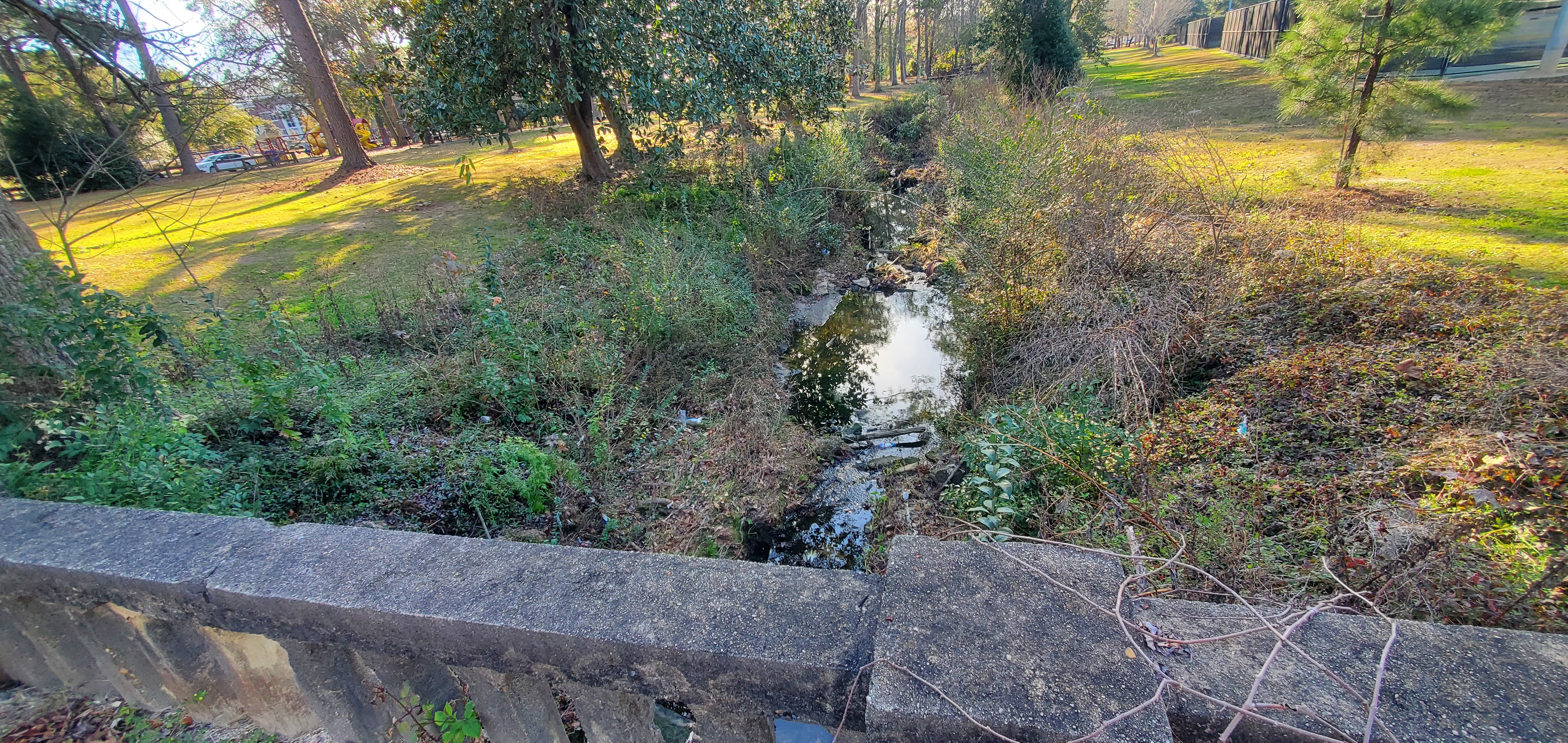 Downstream Two Mile Branch, McKey Park, 16:19:23, 30.8643138, -83.2893273