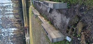 [Styrofoam, drain from fountain pond, 17:02:20, 30.8692230, -83.2784697]